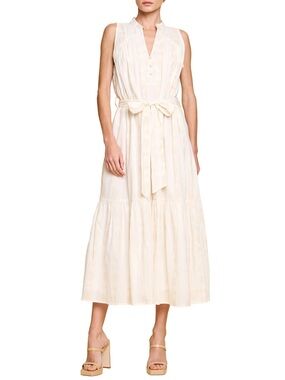 Shaina Tiered Cotton Blend Midi Dress by Ciebon